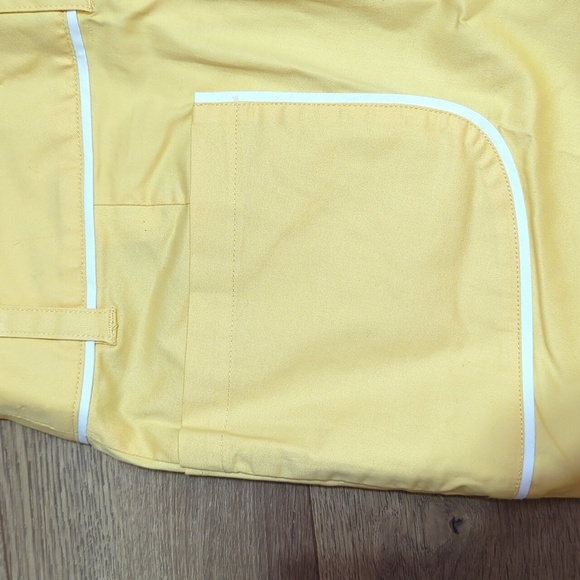 Ashworth Easy Essentials Golfing Cropped Trousers Ladies Yellow Luxe Old Money 6 - Picture 5 of 8